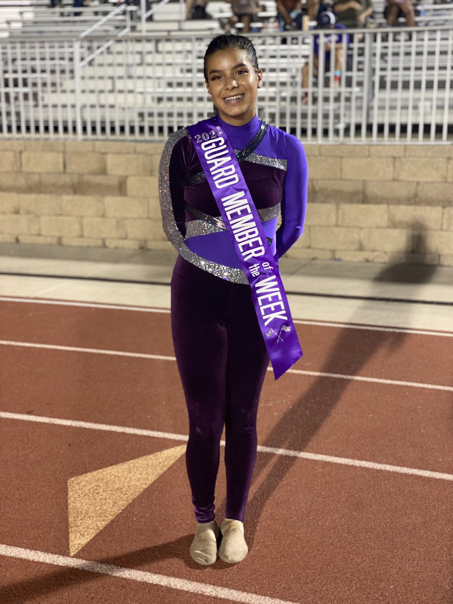 earlwarrenhscg's tweet photo. Congratulations To Our Colorguard Member Of The Week 💜

Senior Bryara Chacon 💜

~ @chaconbry ~ https://t.co/Nwnu7300xg