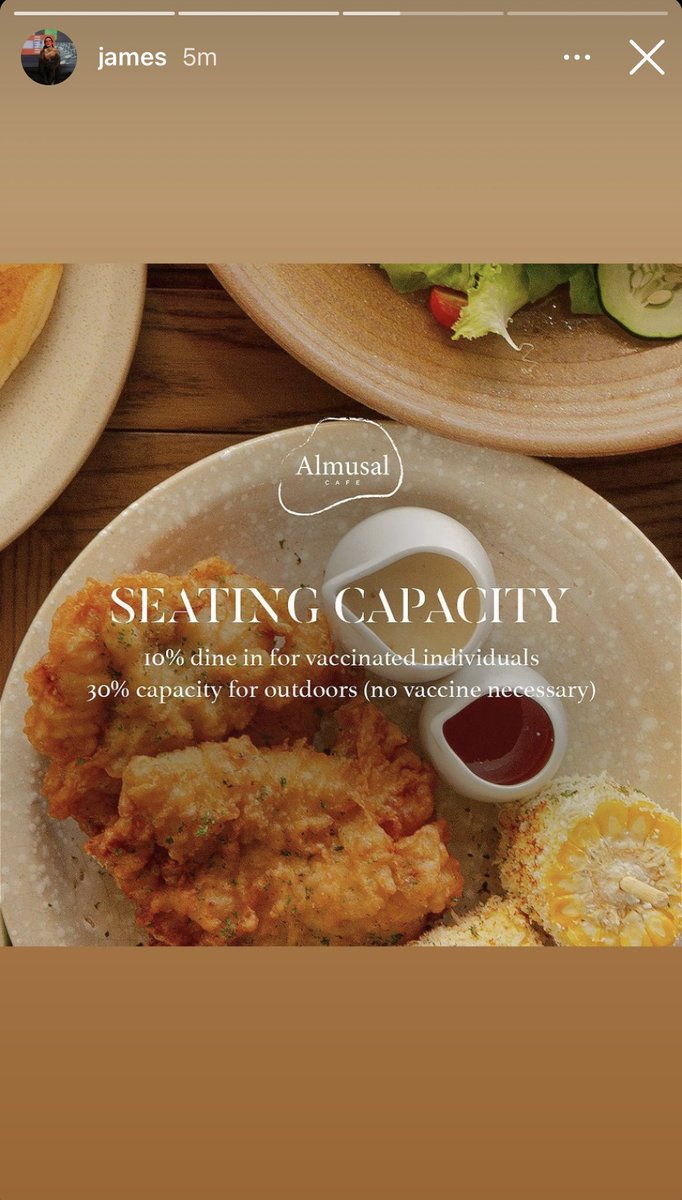 AlwaysJ06791025's tweet photo. FINALLY 🤤

Almusal Cafe is now open to serve you, Mon - Sun, 9AM to 4PM! You may book your table at 0966-523-5562! 

📽james’ IGS updates

#JamesReid #AlmusalCafe https://t.co/dhsOAh5kTG