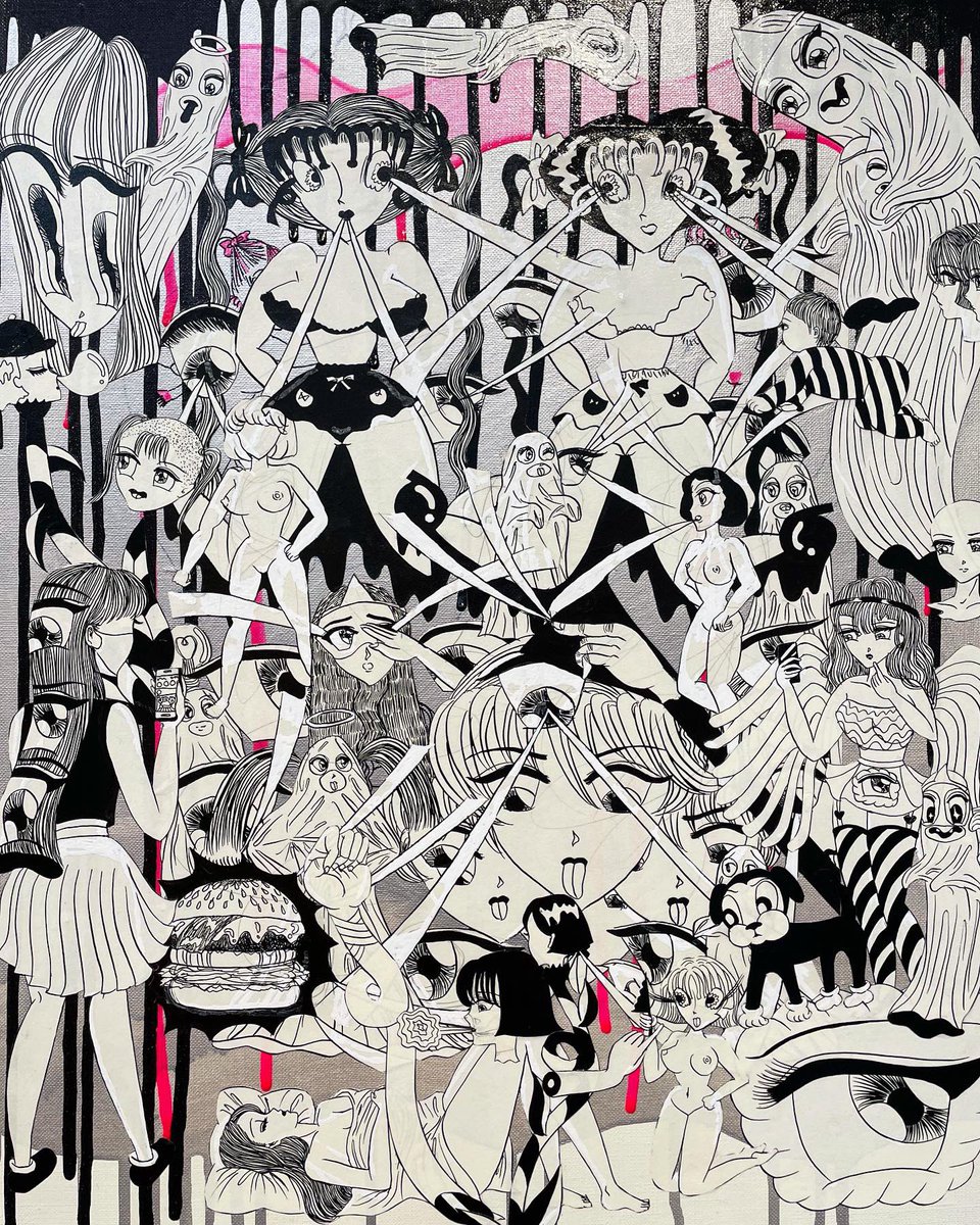 Krabert_krabert's tweet photo. 会期残り2日となりました
ぜひお越し下さいませ

抜水摩耶さん個展「乱反射」
2021.8.26 - 9.20
NADiff A/P/A/R/T 1F
@mayanukumizu 
@NADiff_apart 
https://t.co/Z3QkuNd5NK https://t.co/37gfN62cWm