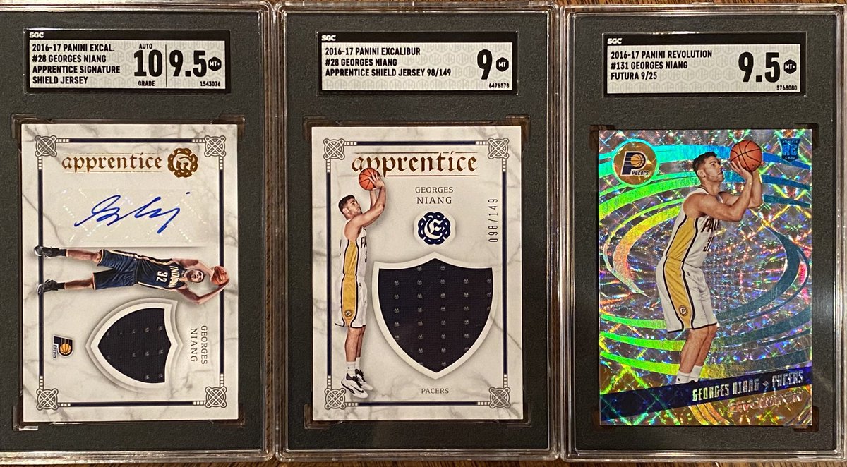 HighYield89's tweet image. ⁦@GeorgesNiang20⁩ Georges! Finally got these beauties back from grading👍