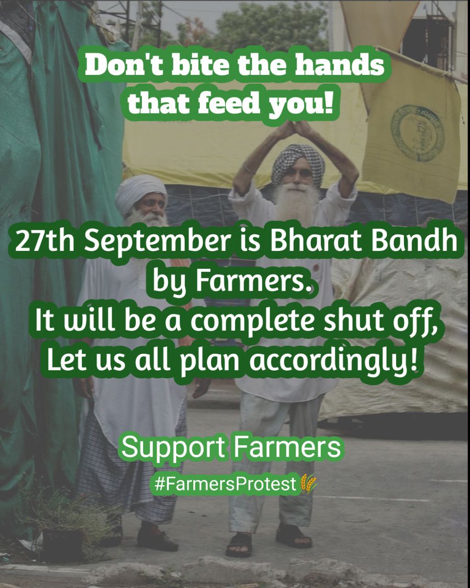 NeelaraoG's tweet photo. Farmers from other states also gave their support to the Farmer protest.
Then why not common man stand with Farmers
#FirstPriority_FarmersProtest https://t.co/1FRcbOZJHa
@samajwadiparty @yadavakhilesh @dimpleyadav@yadavtejashwi @GvrGundala @Yarragadda1982 @bottamadhuyadav https://t.co/4TR6YP7PkG