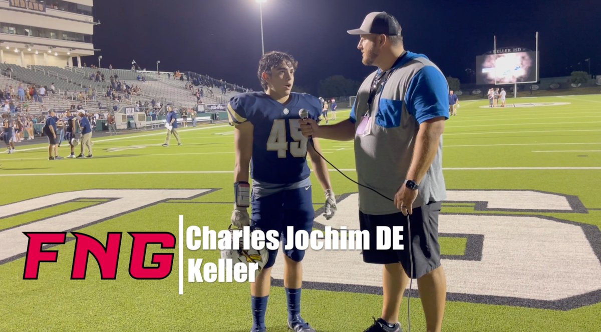 Friday Night Glory (@fridaynghtglory) on Twitter photo VIDEO Keller's Eli Brinton, Charles Jochim, Tim Carlson, and Head Coach Carl Stralow discuss how it feels to be 4-0 to start the season.
youtu.be/AuHqQnKA_Nc
#txhsfb | <a href="/TXRoofCoach/">Coach_Meek</a> | #FNGSports VIDEO Keller's Eli Brinton, Charles Jochim, Tim Carlson, and Head Coach Carl Stralow discuss how it feels to be 4-0 to start the season.
youtu.be/AuHqQnKA_Nc
#txhsfb | <a href="/TXRoofCoach/">Coach_Meek</a> | #FNGSports