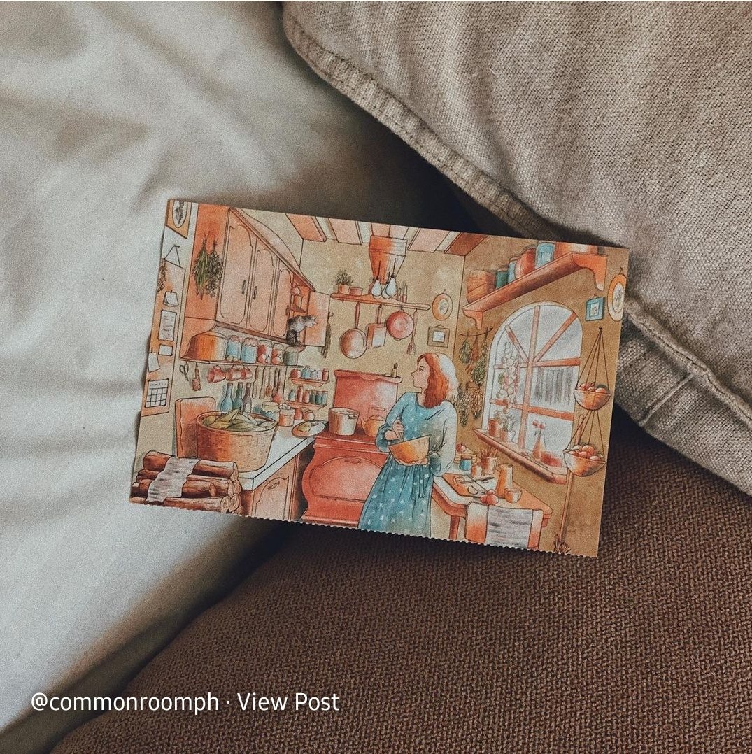 myamm_art's tweet image. Sharing my artwork in Common Room&apos;s postcard book,  KALEIDOSCOPE, a Collection of Cards for the Hopeful. It&apos;s produced by #CommonRoomPH in partnership w/ local artists for #FundtheFuturePH, a campaign to raise funds for our community of makers &amp;amp; artists.♡
commonroomph.com