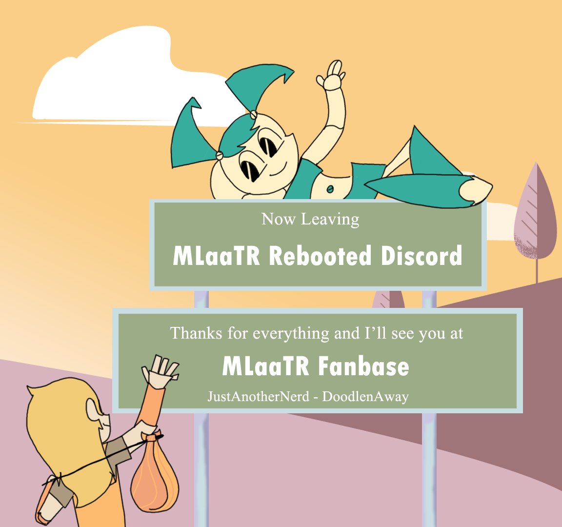 Tonight the discord for @MLaaTR_Reboot is going to read mode and everyone is officially going to be joined together again in the @MLaaTRFanbase discord. So have some little traveling doodles, and please excuse my inconsistent Jenny(s), as we move over.
I'll see you all there. https://t.co/T0ybuPemtW