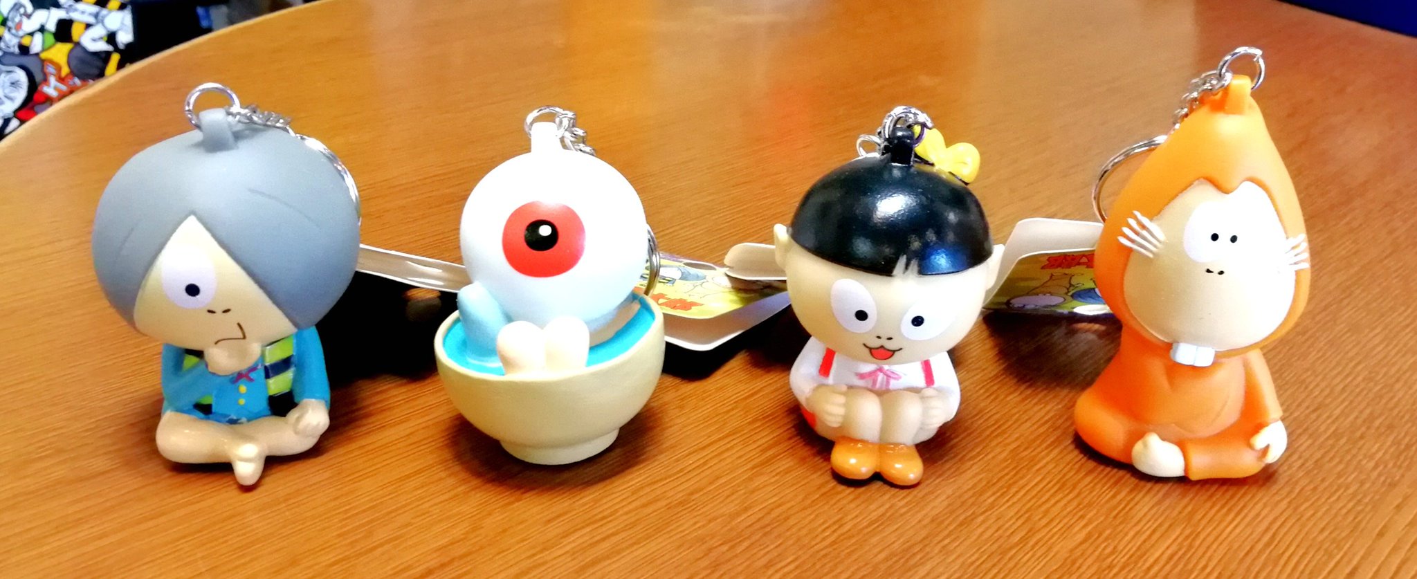 ニットー ヨーカイむら ソフビ キーホルダー 4種セット ゲゲゲの鬼太郎 ニットー ヨーカイむら ソフビ キーホルダー 4種セット ゲゲゲの鬼太郎