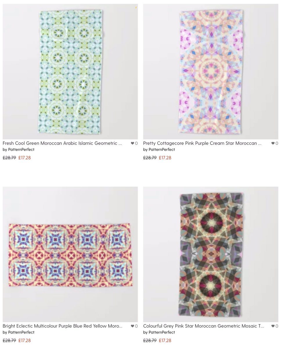 40% off beach towels at Society6 today!

society6.com/patternperfect…

#BeachTowel #BigTowel #LargeTowel