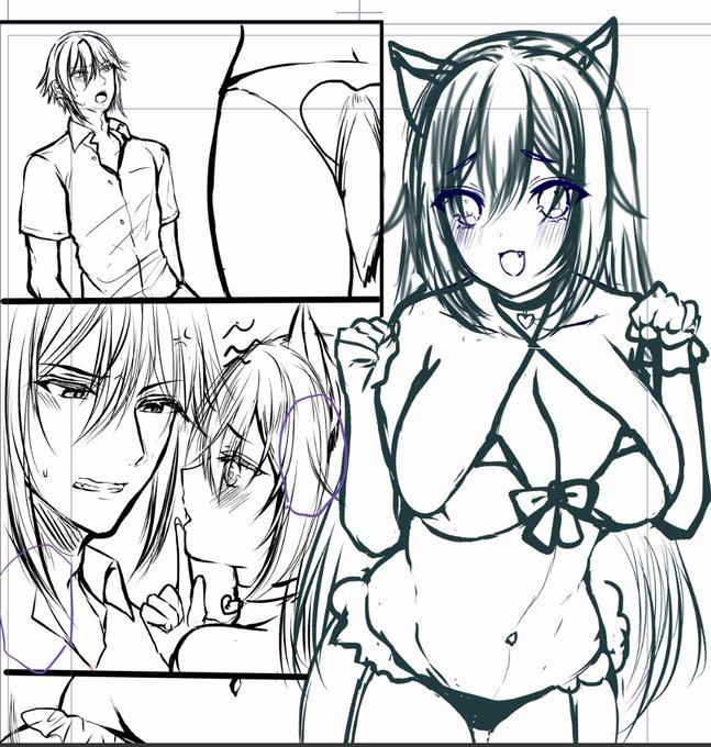 ちまちま描きたい短編漫画(汚ラフ) 