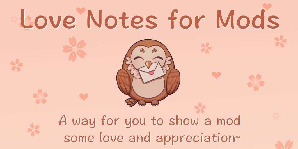 Love Notes for Mods tweet media