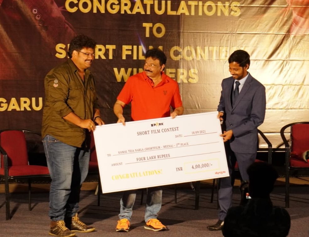 Kamal Teja Narla (@actorkamaltej) on Twitter photo Best Moment of my Life π
<a href="/RGVzoomin/">Ram Gopal Varma</a> sir I am Privileged to be sharing the stage with u π₯°
And Sir ... I love the way You are looking at me π
Thank you so much @SparkSagar1 sir for this opportunity π
#Spark #Sparkott #Meena #WINNER Best Moment of my Life π
<a href="/RGVzoomin/">Ram Gopal Varma</a> sir I am Privileged to be sharing the stage with u π₯°
And Sir ... I love the way You are looking at me π
Thank you so much @SparkSagar1 sir for this opportunity π
#Spark #Sparkott #Meena #WINNER