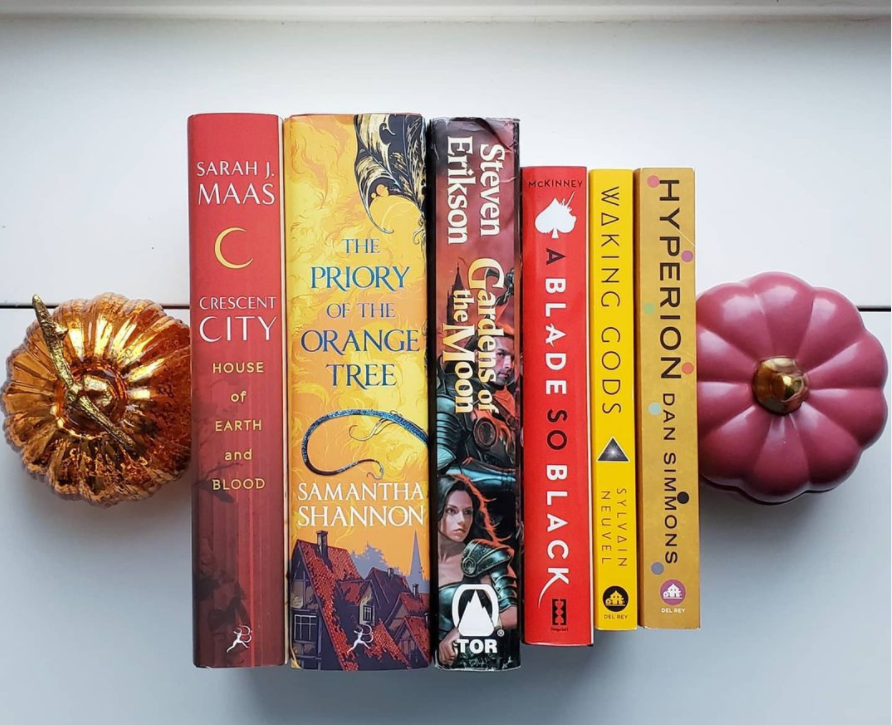 BefuddledPanda's tweet photo. I took this picture last year...
I've read only one of these books so far. 🤦‍♀️ https://t.co/D9lwRe4ALZ
