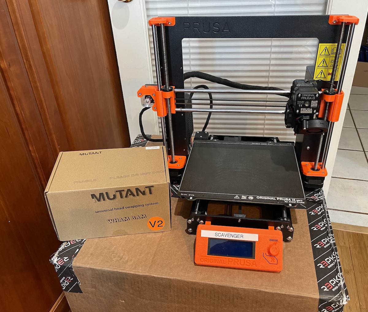 mediaman3d's tweet image. @Prusa3D MUTANT Upgrade update! A big Thank You to Pooch at Repkord for providing a Prusa MK3S for me to upgrade for the how-to video. Once completed it will be used in his Prusa print farm. Wham Bam Systems has provided a MUTANT Quad for the upgrade! @repkord @WhamBamSystems