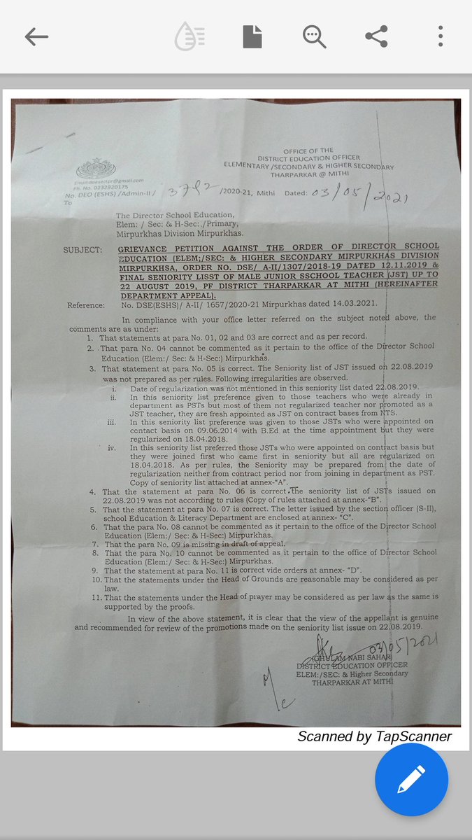 Muhamma51722469's tweet photo. @AkbarLaghari5 @6pm This is fact regarding illegal DPC JST to HST distt.Tharparkar Plz justice with us. https://t.co/OIXMuWy3i8