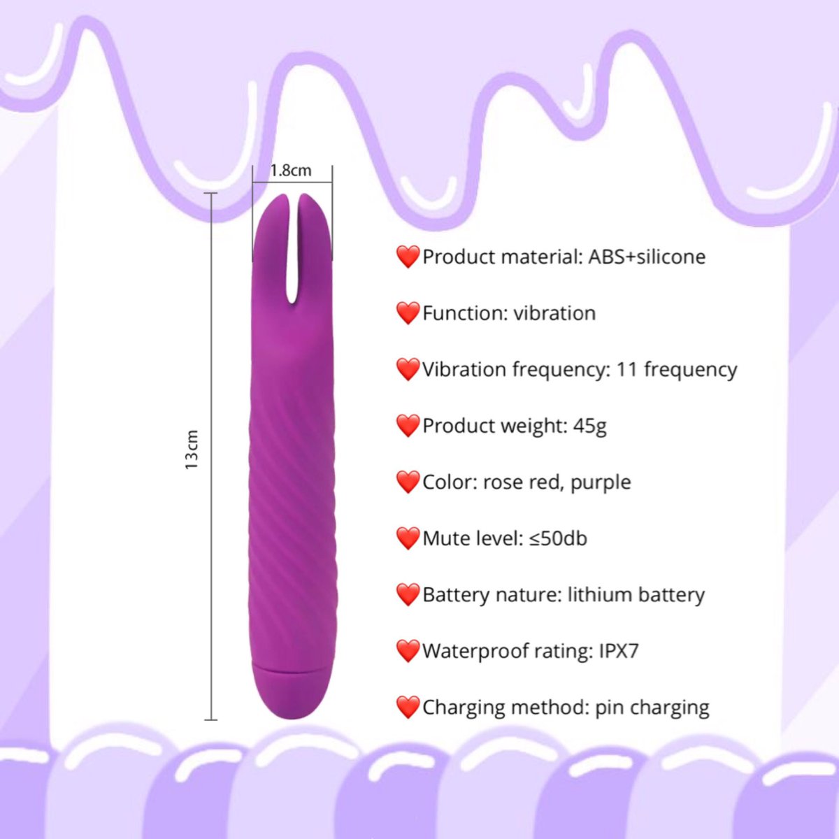 rosiepreorder's tweet photo. New~ Double Finger Vibrator 💜
น้องเป็นซิลิโคนนิ่มค่า ตัวนี้มีส่วนโค้งด้านปลายด้วย  บอกเลยว่าต้องลองงง 
☁️ 450.-
☁️free shipping 📦
#sextoy #เซ็กซ์ทอย #พร้อมส่ง https://t.co/xy8lpgJuzY