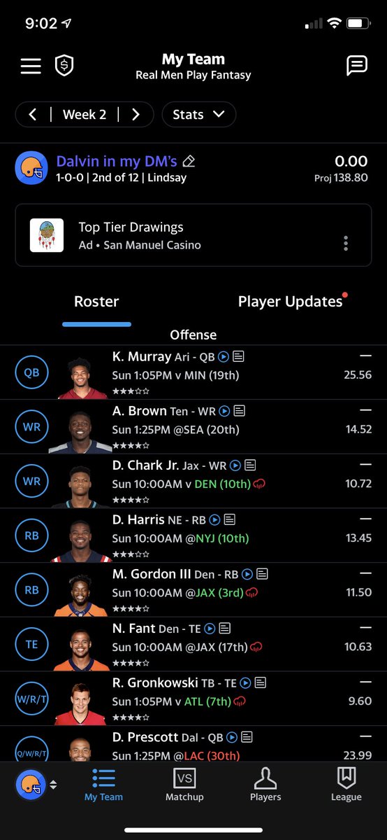 lindsay_raetz's tweet image. Anyone else start 2 TE’s, ever?? …and bench Cook 😳😂 I believe 😇 @AZCardinals #DatD