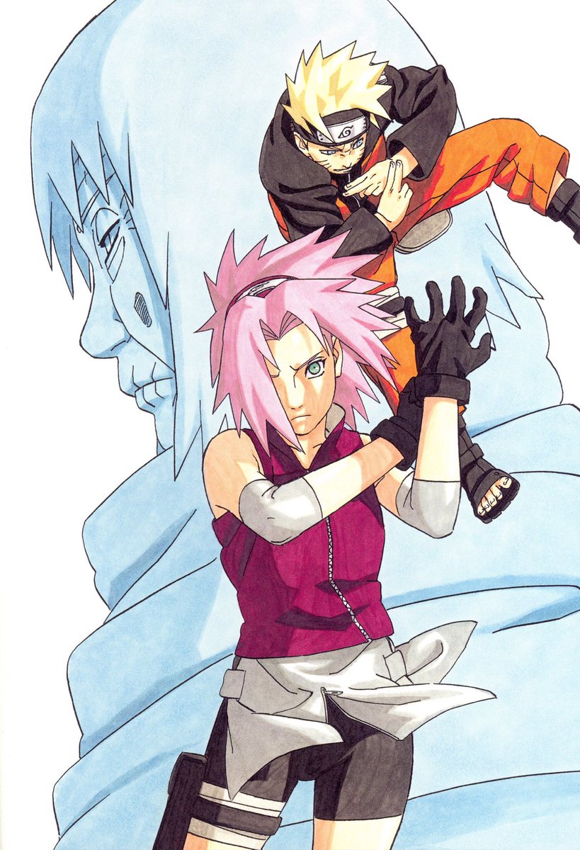 Official art with Sakura Haruno! a thread. @dailynarutoarts. #sakura. 