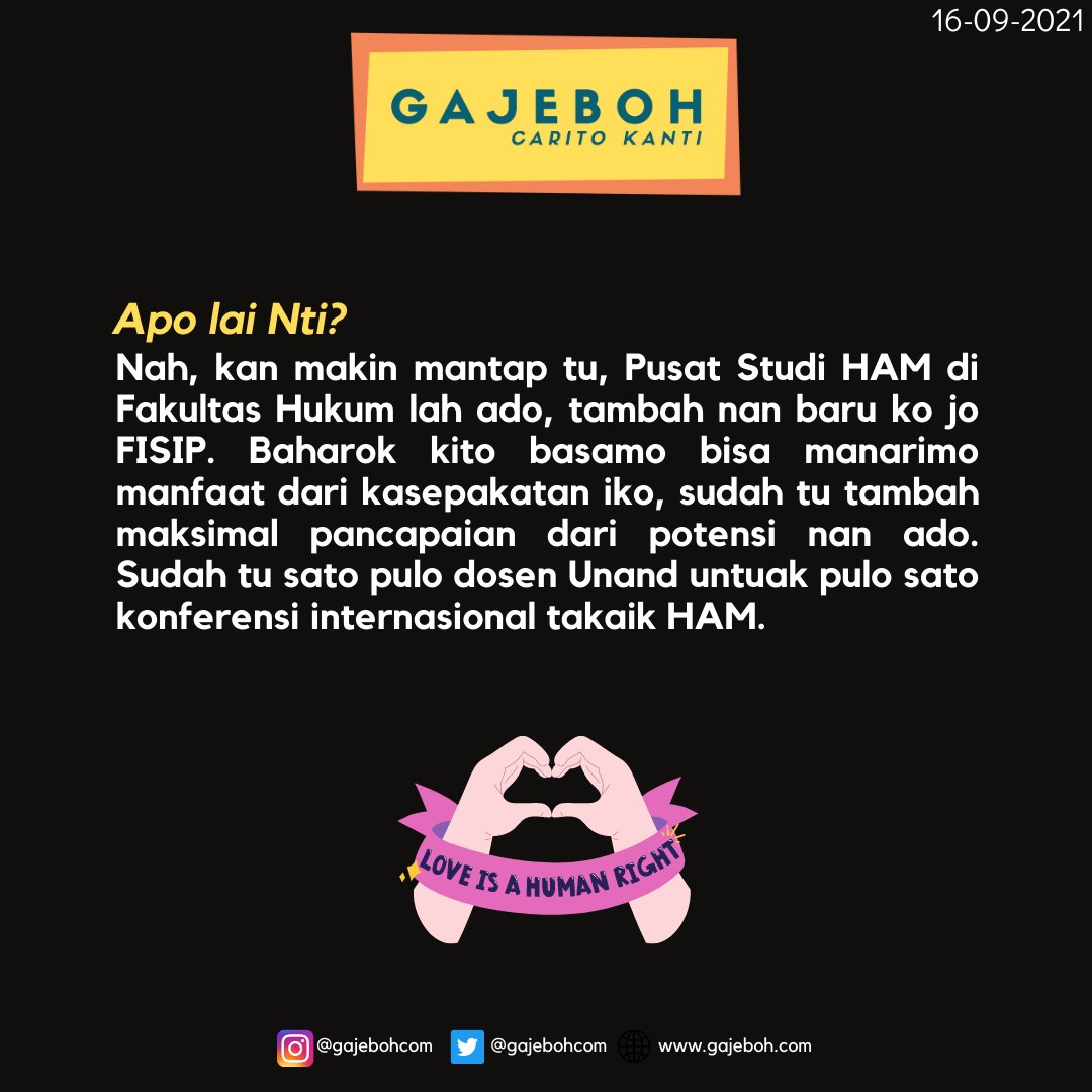gajebohcom's tweet photo. Untuk Kedjajaan Bangsa @unandofficial 

#minanglipp
#minangrancak
#minangbana
#beritaminang
#kabarminang
#minangmaimbau
#sumbar 
#bahasaminang
#otalapau https://t.co/10mSPmYosg