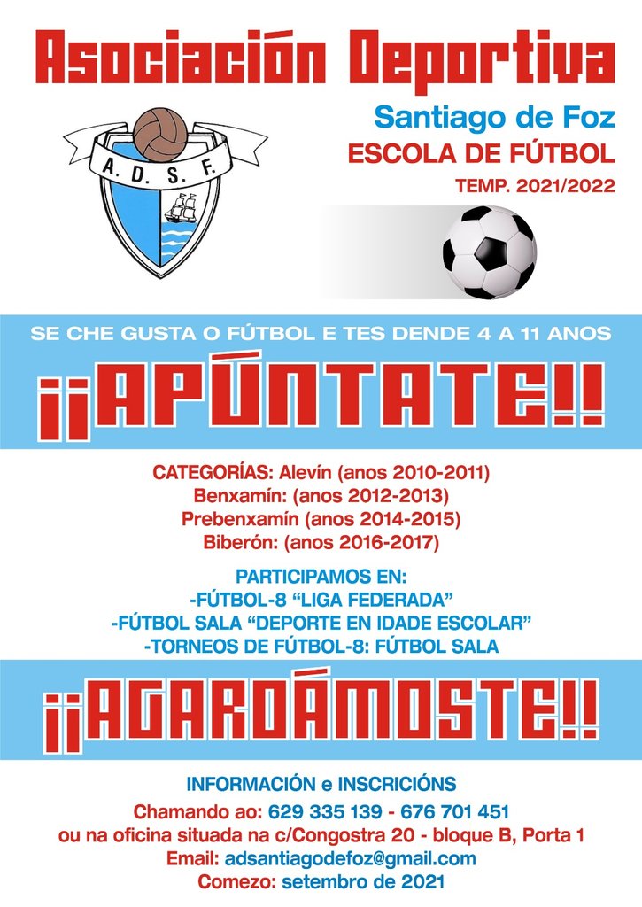 AINDA ESTAS A TEMPO....ANIMATE!!!!
Lee más en : santiagodefoz.com/publication/10…