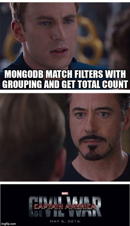 overflow_meme's tweet image. MongoDB match filters with grouping and get total count stackoverflow.com/questions/6924… #mongodb #aggregationframework #mongodbquery #datamanipulation