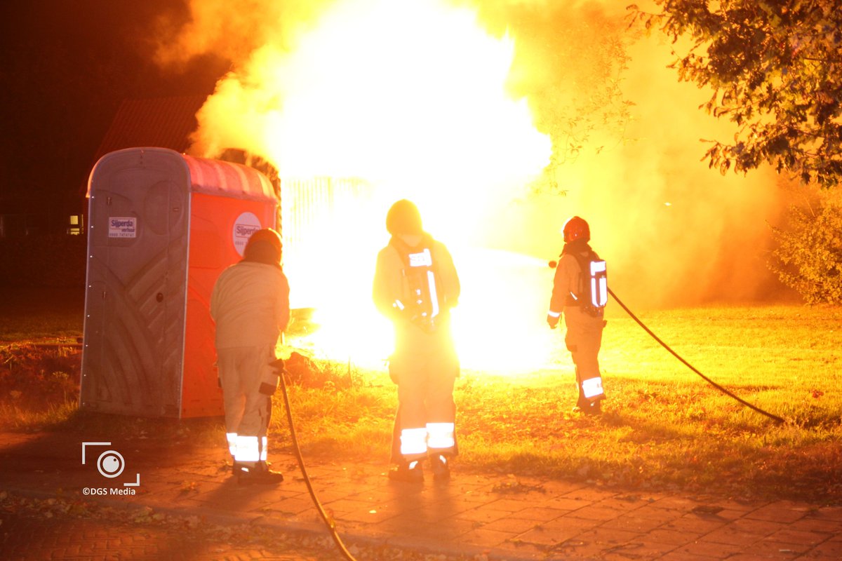 Melding brandweer Wilhelminalaan Stadskanaal