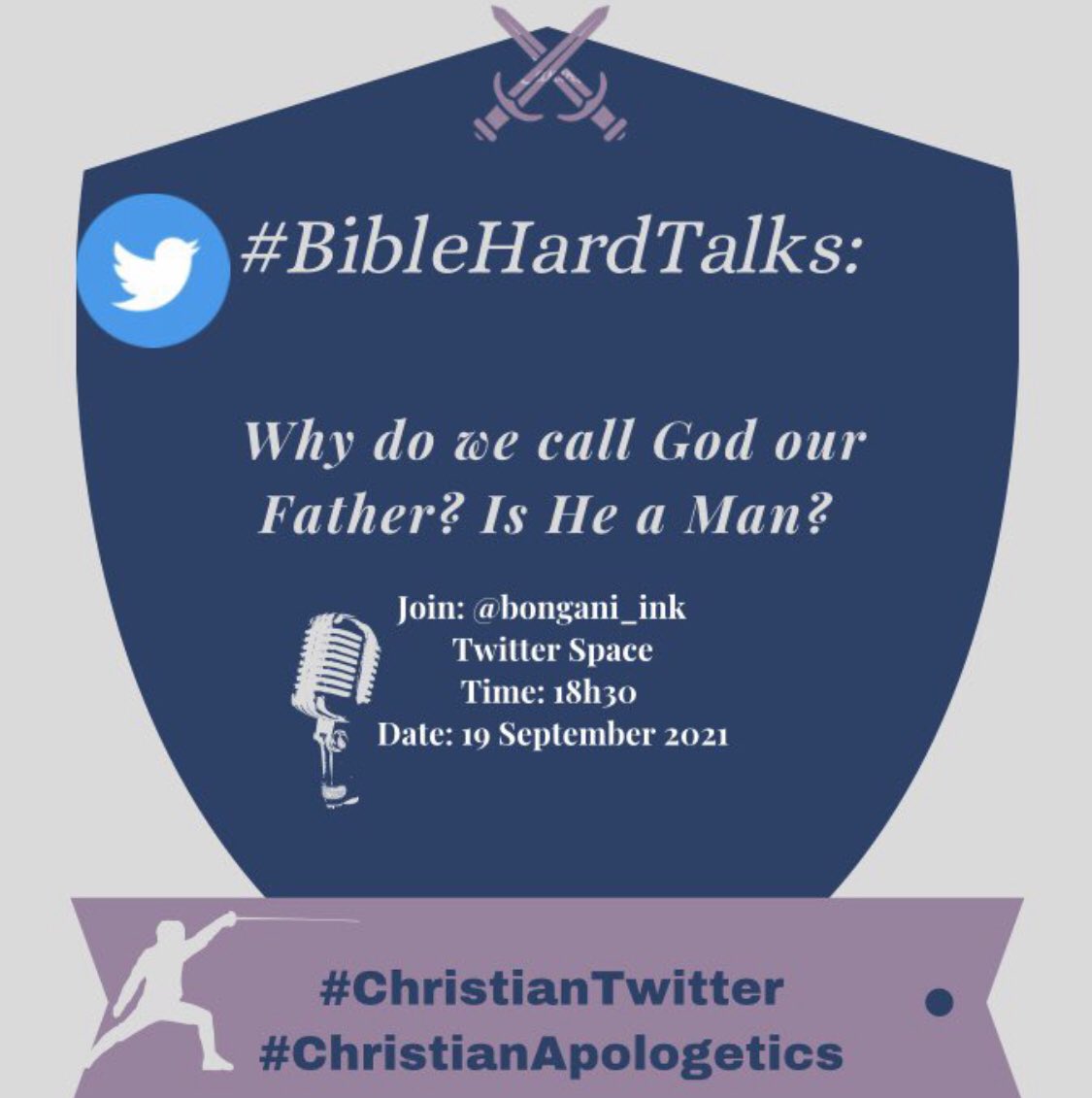 bongani_ink's tweet photo. 🎙From the Roof Top to the World: the #BibleHardTalks space party goes-on no matter the weather; and the #ChristianTwitter Story lives-on…Just set your Timer, we’re getting closer to the moment of #ChristianApologetics with the Beautiful Defenders…!!🎙🤺🤺…Let’s GO…!!😃❤️ https://t.co/70VTHkctJ3