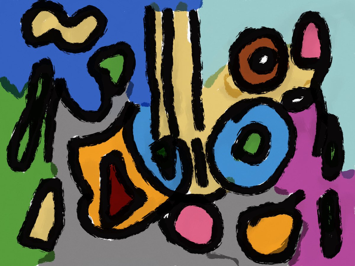 rknrsy's tweet photo. My iPad doodles #relaxing with #Sunday #morning #doodles #radailydoodle #ipaddoodle #abstractart #abstractexpressionism #SundayFunday #abstractart #conceptart #SundayMorning #abstractpainting @Apple @iPadArtGallery https://t.co/zpif94RLpi