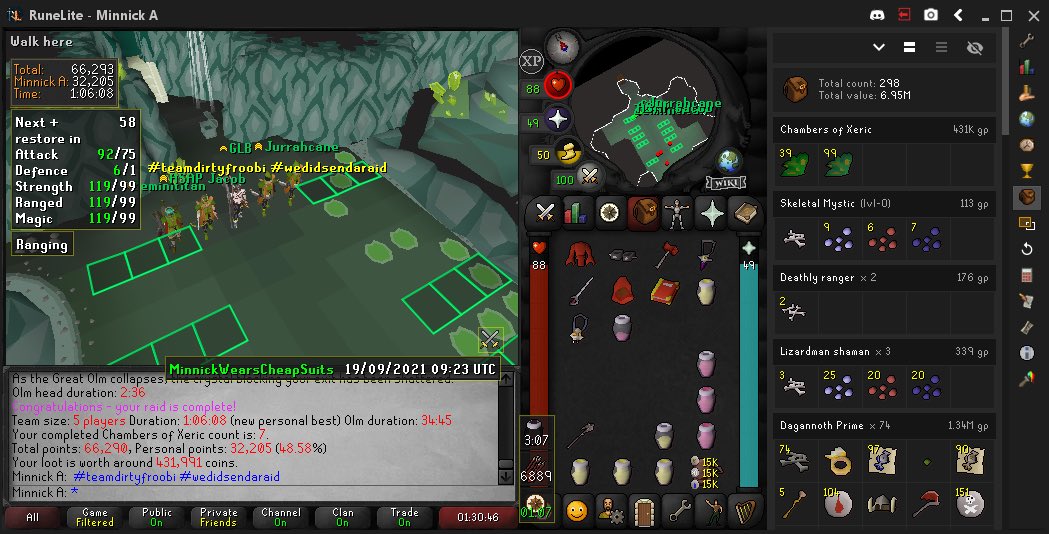 Minnick_X's tweet photo. Had some of the most fun I’ve ever had on @OldSchoolRS this past week participating in the 3rd #PureCrew Bingo, playing the game the way it was meant to be played, as an MMORPG, with your friends. Here are some highlights! ❤️ https://t.co/SzH7hR5uly