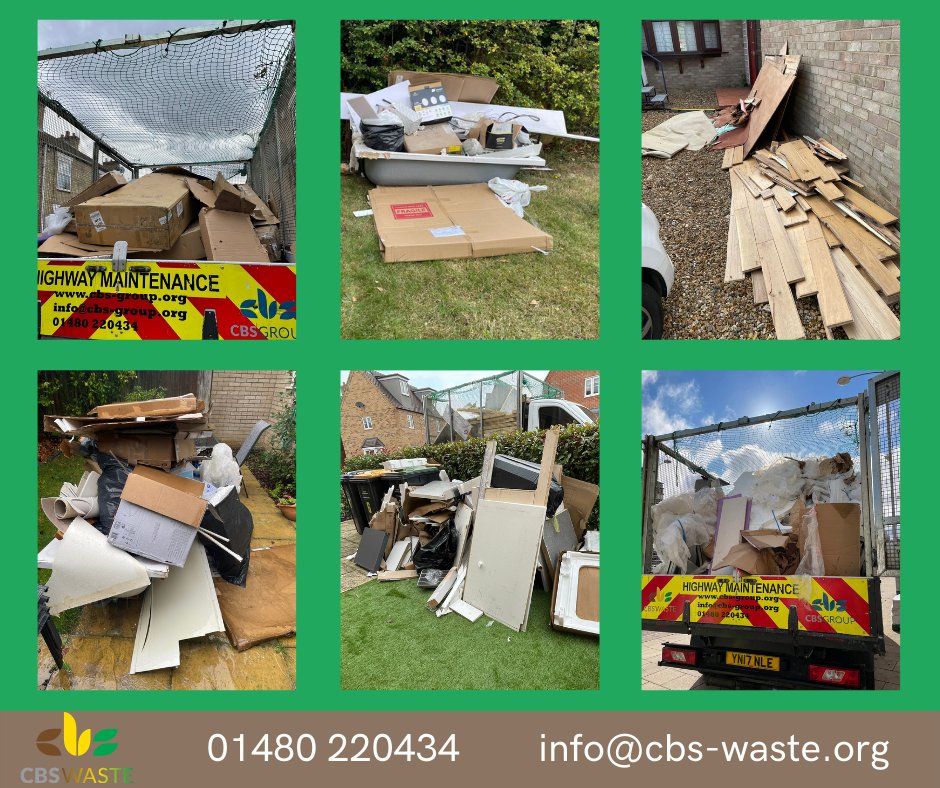 CBS_Waste's tweet image. Here are just some of the jobs we&apos;ve been on this week. Our operatives have certainly put in some shifts!

〰️〰️
Call us now on 01480 220434 ☎️
Message us for an instant quote 📲
Email us info@cbs-waste.org 📩
〰️〰️

#wastecollection #cbswaste