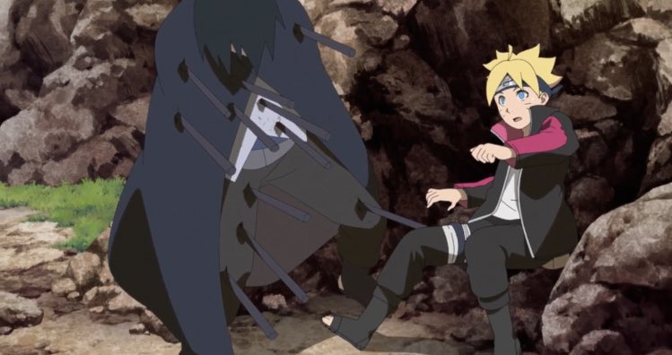 2sideAnime's tweet photo. Lol Sasuke is tired my boy is just tired he needs a vacation with his family ASAP #BORUTO https://t.co/UrZh6koyVW
