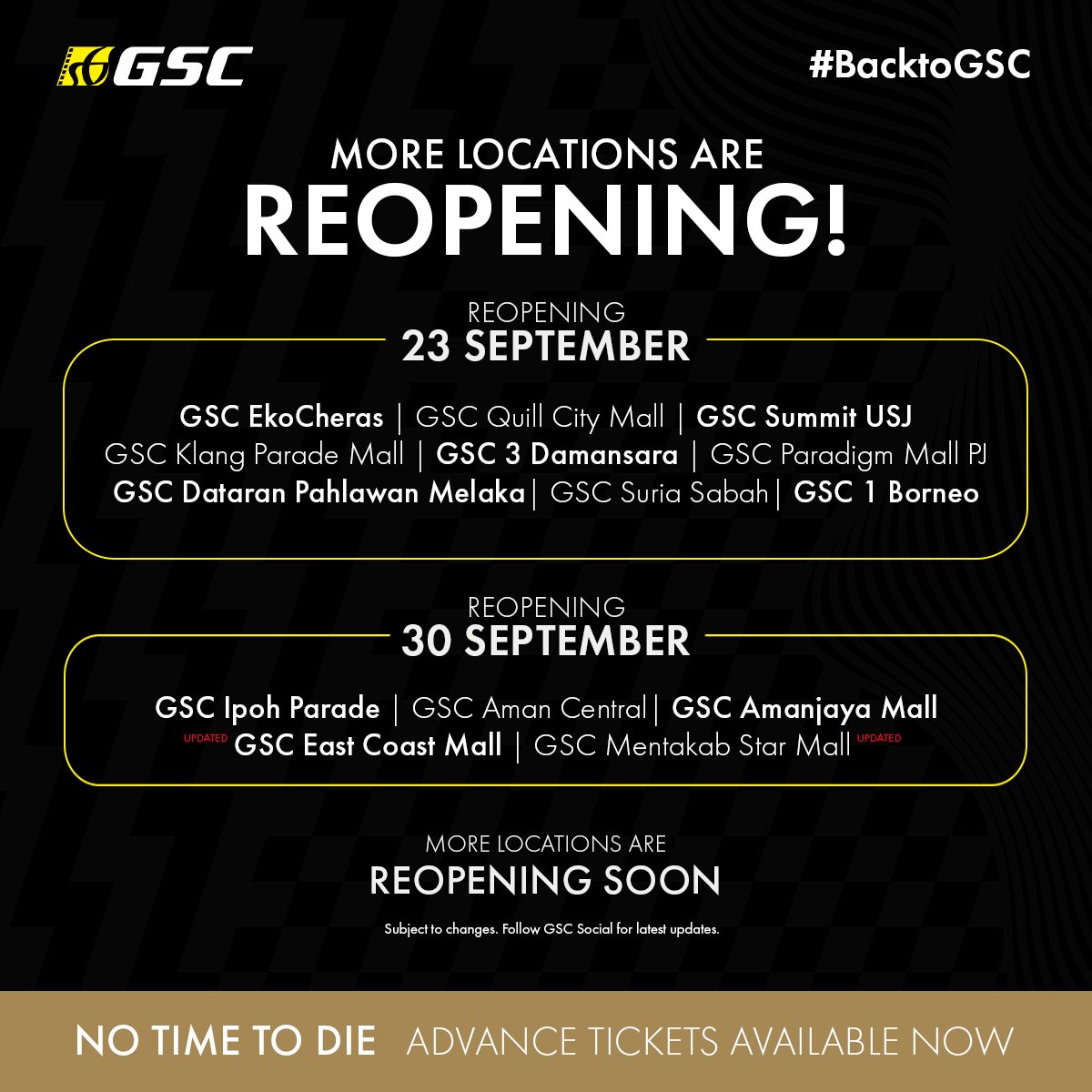 Gsc Attention To Gsc Amanjaya Mall Customers Facebook