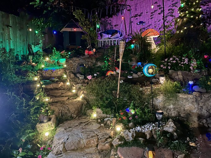 A peek at part of the backyard. What&rsquo;s your fav thing in it so far? 😁 https://t.co/UuBjymAiME<a href="/tag/fuckyeah"class="tags"><span>#fuckyeah</span></a>