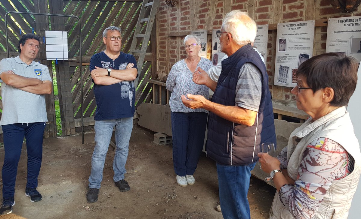 olivierjarde's tweet photo. #journeeseuropeennesdupatrimoine présentation par Gilbert Mathieu de l'histoire de Pont de Metz Passionnant @MarionDournel https://t.co/N0czgjavkY