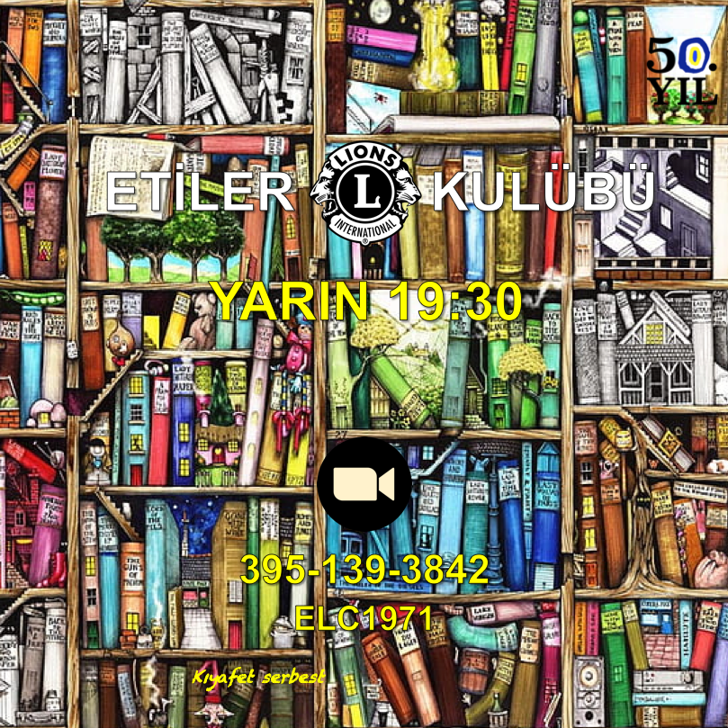 ETİLER LIONS KULÜBÜ İÇİN YARIN BÜYÜK GÜN...
Türk Lions'unun en köklü kulüplerinden biri olan ve kuruluşunun 50. Yıl'ını geride bırakmaya hazırlanan Etiler Lions KulübüLions Kulübü, 2021-2022 Hizmet Dönemi'nin ilk Üye Kabul Töreni'ni eylül ayı genel toplantısında gerçekleştirecek.