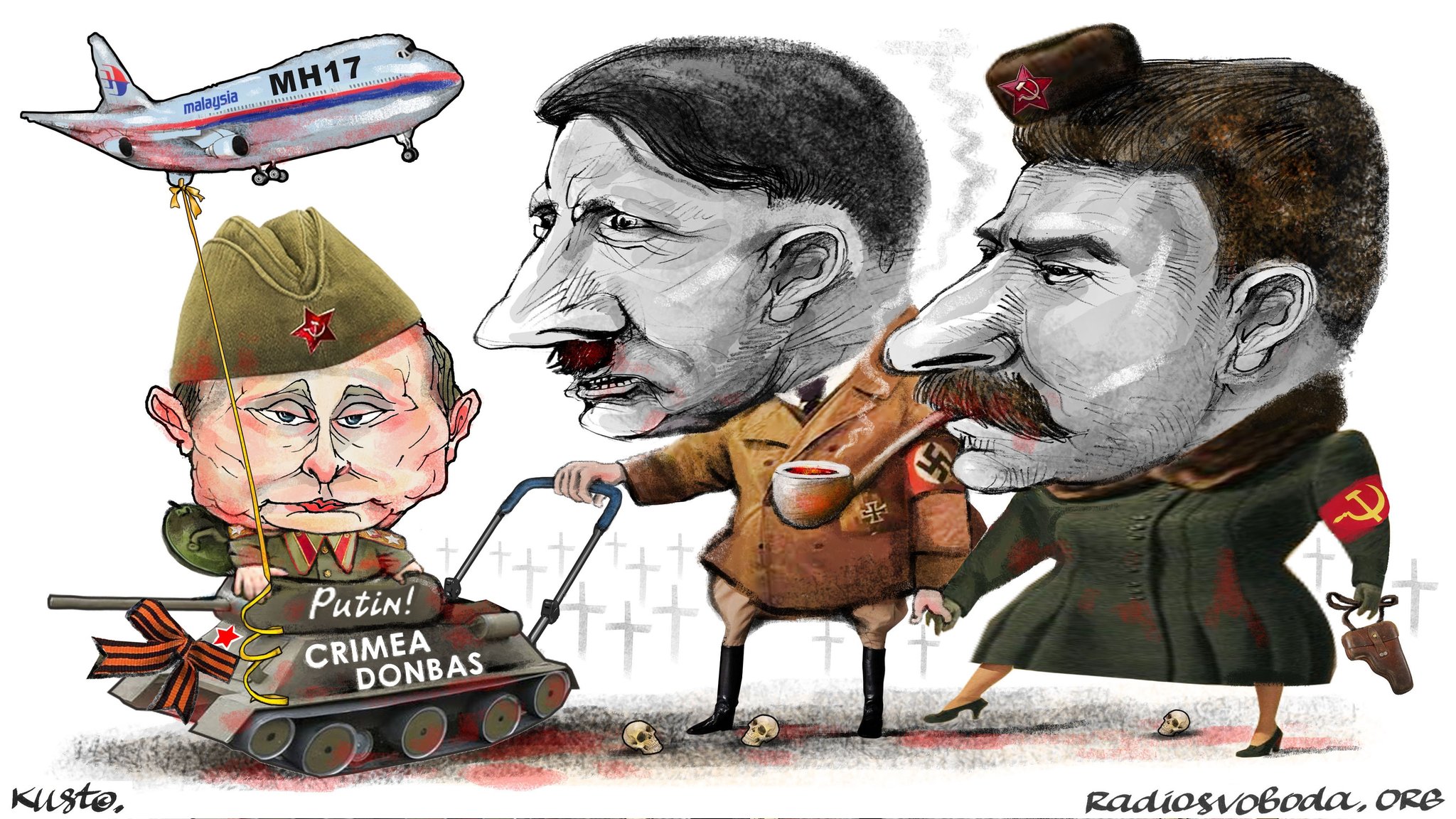 Карикатуры на Путина