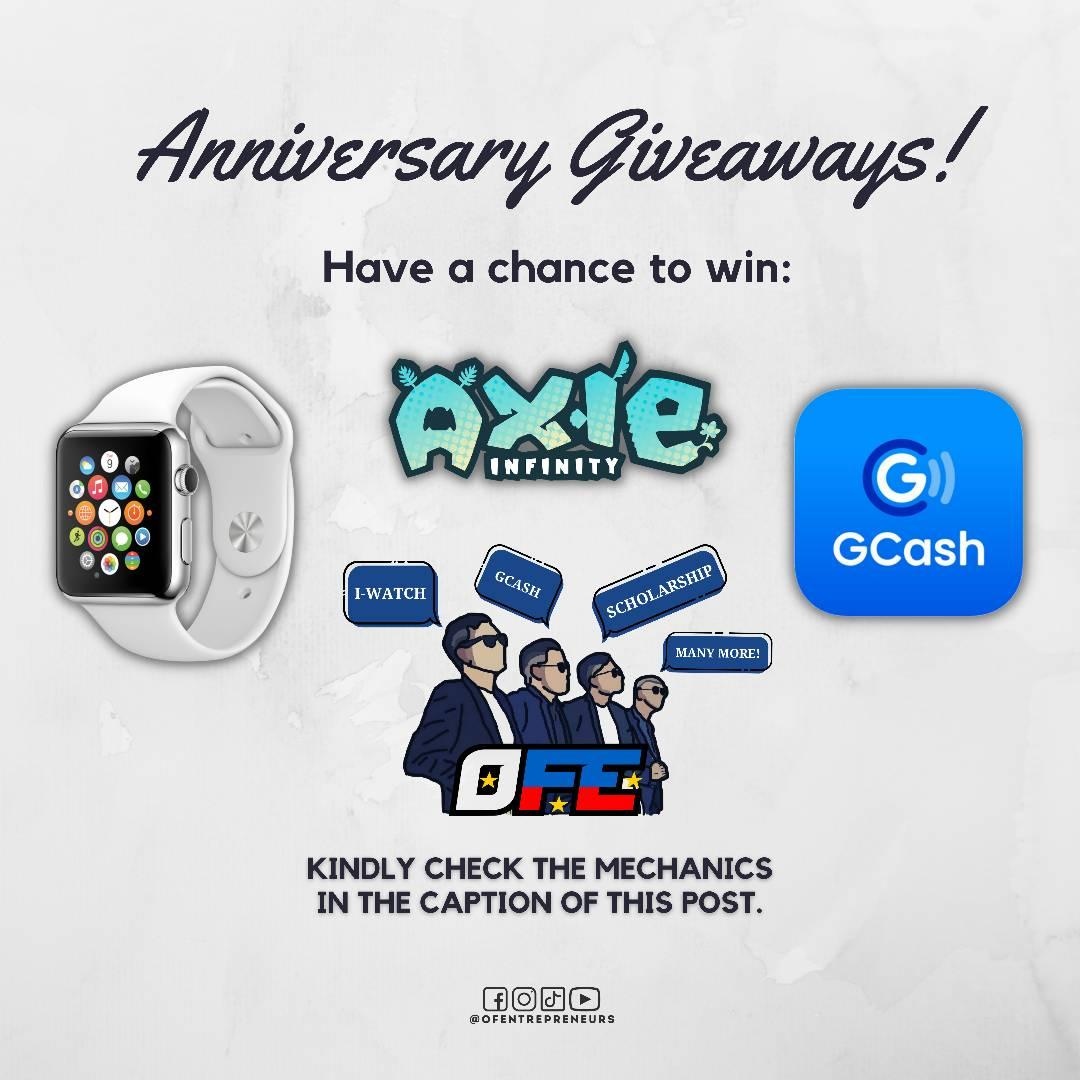 ofentrepreneur1's tweet photo. Happy Anniversary mga Ka-OFE!

Bilang pasasalamat, inaanyayahan namin kayong sumali sa aming ANNIVERSARY GIVEAWAYS! 

#OFE #OverseasFilipinoEntrepreneurs #OFEAnniversary #Giveaway #ThankYou #1stYearAnniversarry #1YearEntrepJourney https://t.co/UrdYMnTXYH