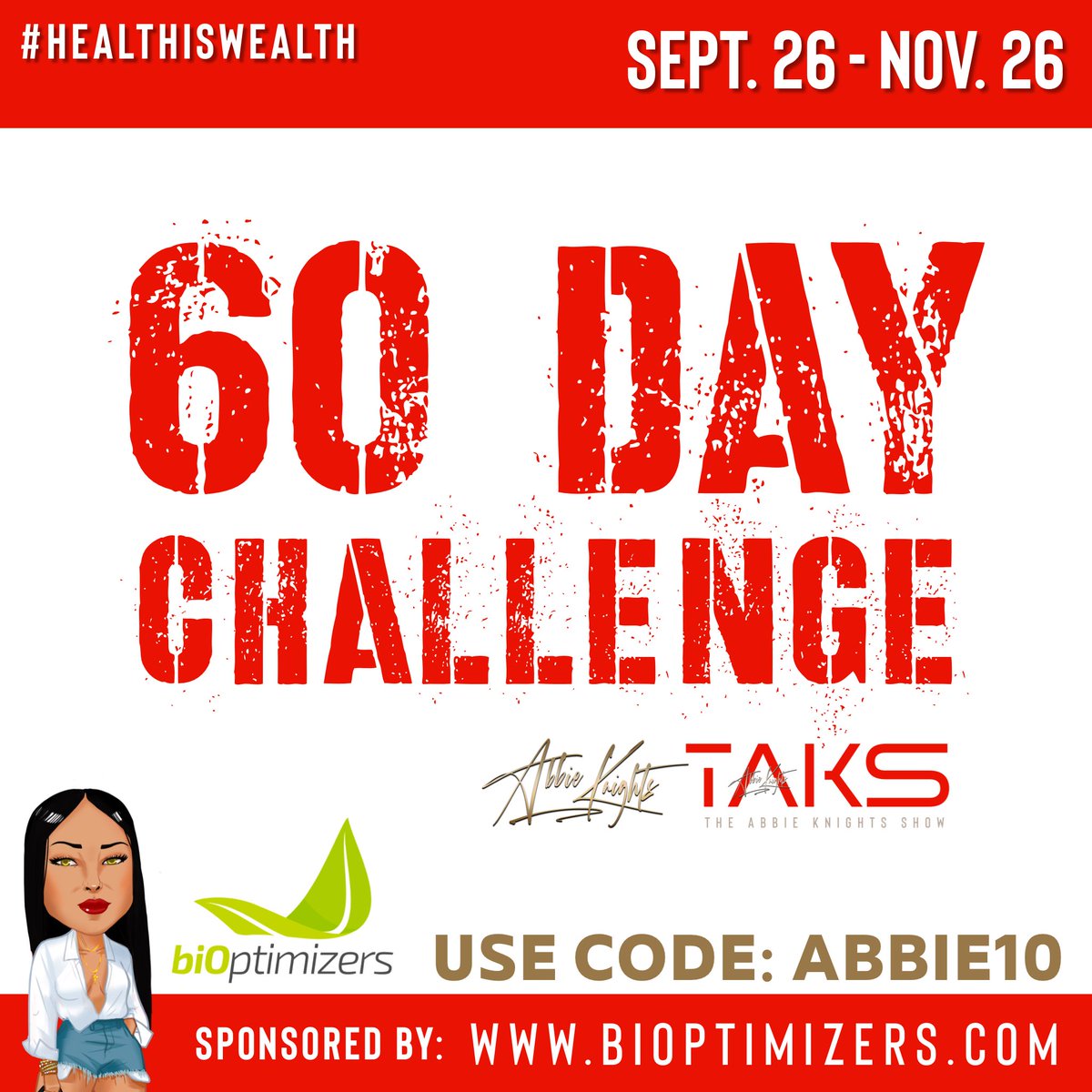 Are you ready to get #Fall foineeee??? Who’s joining me??? 👀💪💫

Follow me on IG for updates!
@ AbbieKnights 
@ TAKSRADIO 

Sponsored by: BiOptimizers 🍃