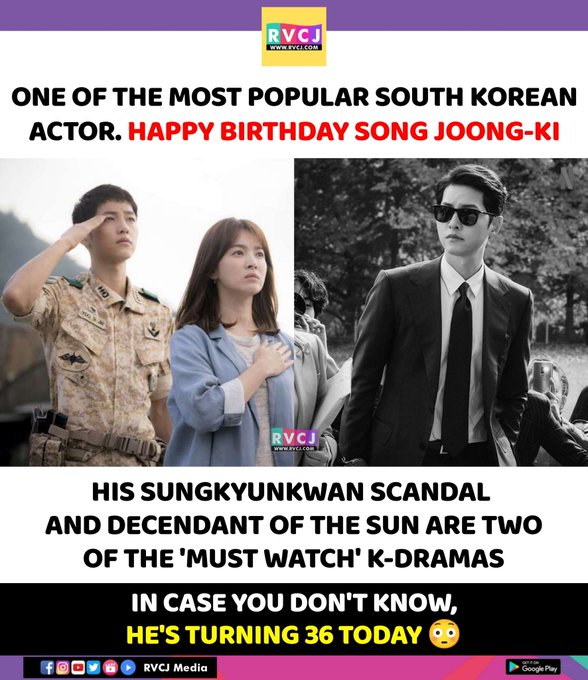 Happy Birthday, Song Joong-ki     