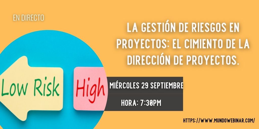 ¿Pensando en certificarte PMI-RMP®? ¿Conoces los requisitos para certificarte? Mario Coquillat te lo cuenta todo sobre esta certificación en el webinar del día 29 de septiembre. 
¿Te apuntas?
#webinargratis #rmp #riesgos 
hubs.la/H0WQHBm0