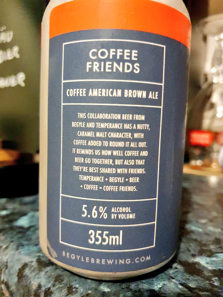 𝕭𝖊𝖊𝖗𝕳𝖚𝖓𝖙𝖎𝖓𝖌𝕾𝖙𝖔𝖗𝖒𝖙𝖗𝖔𝖔𝖕𝖊𝖗🍻 (@beerhunter74) on Twitter photo Coffee Friends by <a href="/BegyleBrewing/">Begyle Brewing</a>/@temperancebeer
Sweet caramel & coffee with hints of nutty almonds, quite drinkable this one
<a href="/zappafaye/">Donna</a> <a href="/15jjc/">Jason Cunningham</a> <a href="/JohanBBT/">Johan</a> @cellmavin <a href="/ManvsAle/">👤Man vs Ale🍺</a> @JonMontag <a href="/saltwellmackem/">Aaron</a> <a href="/beeryeti/">BeerYeti.com</a> <a href="/badhopper/">Jason Hopper</a> <a href="/CATbrew13/">Cory CATbrew</a> <a href="/lhtetrick/">Lori's TX Icehouse</a> <a href="/DRE_Go_Fish/">Darrin Everitt</a> <a href="/cedarflats/">grandpaflats</a> <a href="/mtravis63/">Mike Travis</a> Coffee Friends by <a href="/BegyleBrewing/">Begyle Brewing</a>/@temperancebeer
Sweet caramel & coffee with hints of nutty almonds, quite drinkable this one
<a href="/zappafaye/">Donna</a> <a href="/15jjc/">Jason Cunningham</a> <a href="/JohanBBT/">Johan</a> @cellmavin <a href="/ManvsAle/">👤Man vs Ale🍺</a> @JonMontag <a href="/saltwellmackem/">Aaron</a> <a href="/beeryeti/">BeerYeti.com</a> <a href="/badhopper/">Jason Hopper</a> <a href="/CATbrew13/">Cory CATbrew</a> <a href="/lhtetrick/">Lori's TX Icehouse</a> <a href="/DRE_Go_Fish/">Darrin Everitt</a> <a href="/cedarflats/">grandpaflats</a> <a href="/mtravis63/">Mike Travis</a>