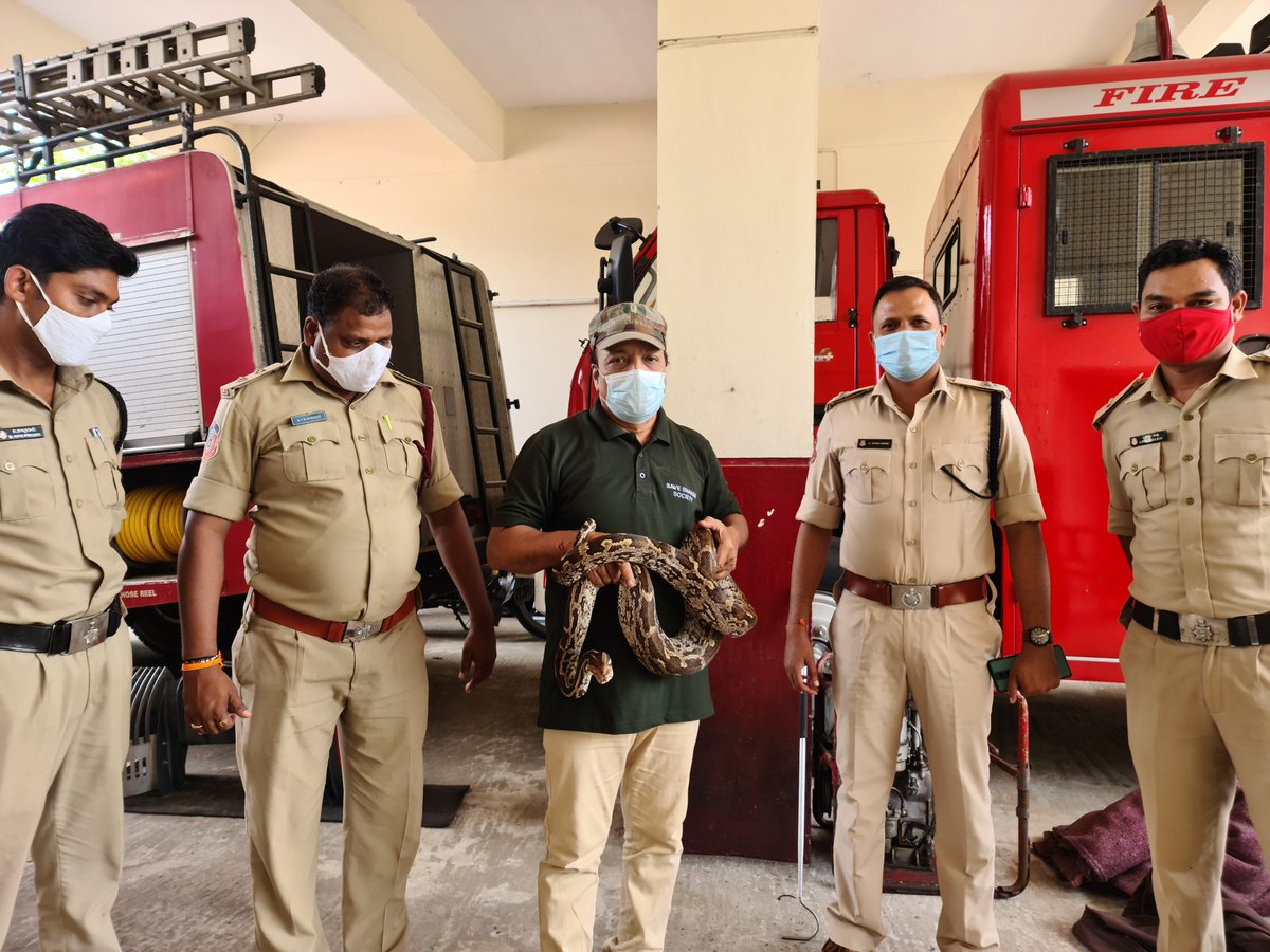 On the eve of International Snakebite Awareness Day,  Today (19-09-21) We The SSS Team, organized a thought Provoking Training Session on Snake Awareness/Snake Bite Mitigation for the A.P. Fire Brigade Staff, Srikakulam. 

In Collaboration with:
@egws_wildlife 
#mcbt
@GREENMERCY6