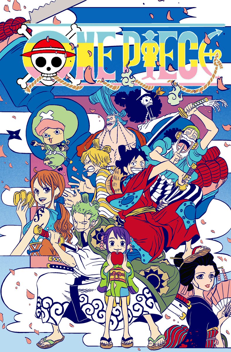 kevim_mauricio's tweet photo. Ya pase el dibujo a digital y termine de aplicar los colores base
(portada del tomo 91 de #ONEPIECE)
#onepiececoverchallenge #ONEPIECE100 #WeAreOne #LUFFY #ZORO #nami #sanji #usopp #chopper #nicorobin #franky #broock @whysoogurin https://t.co/4klcskd25A