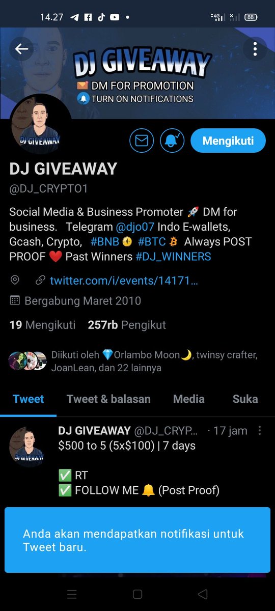 luckyukere's tweet photo. @DJ_CRYPTO1 Done https://t.co/8VioSrasvD
