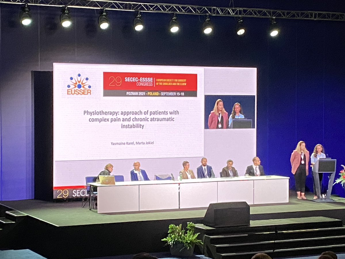 Awesome collaboration between physios and surgeons 👌🏼  #EUSSER2021 #SECEC2021