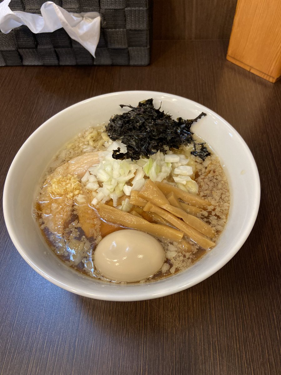 ぶたとにぼし@東海神 豚煮干しラーメン まーじでおいしかったです！また行きたいなって思いました😋