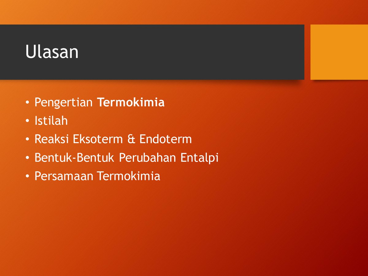 AmbisBareng's tweet image. Kimia - Termokimia
#MaterinyaAmbisBareng
