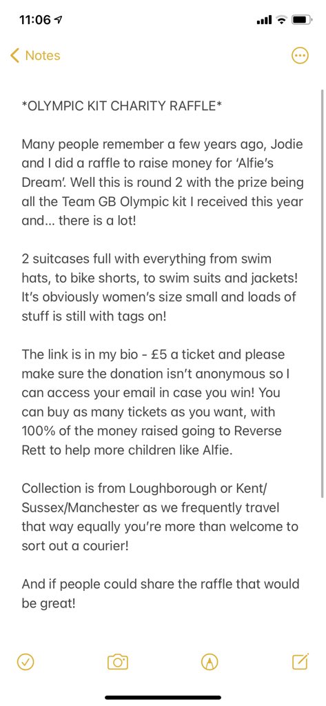 Want to win a HUGE bundle of Olympic kit with all proceeds going to charity? Please hit the link, please share too! justgiving.com/fundraising/so…