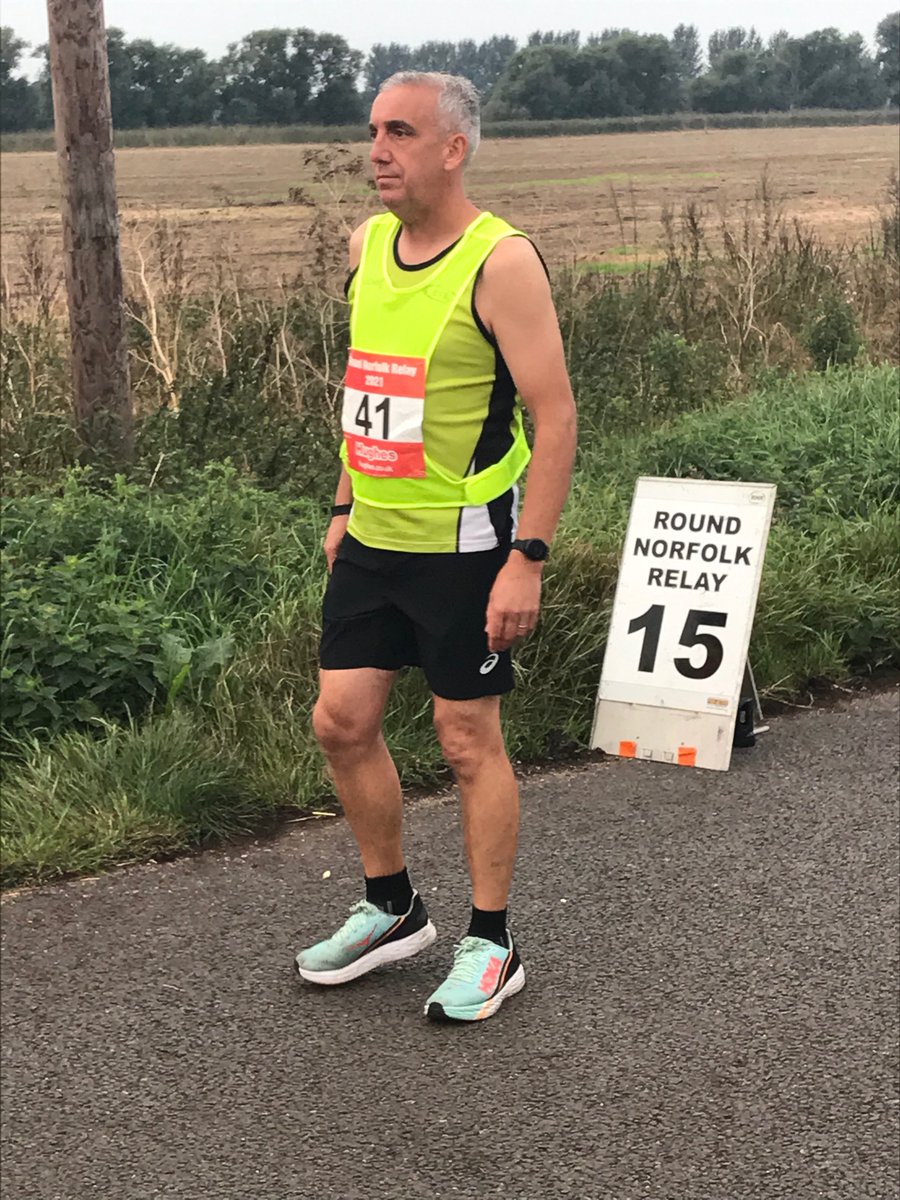 Mikeyecco's tweet photo. Stage15 Wissington-Downham Market 10.59miles Paul Ward on a cool down after Brundall Parkrun yesterday runs 68min49sec gaining places leaving the stragglers behind https://t.co/sCw7DLl8TI