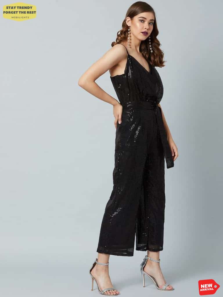 Ladies Jumpsuit: Black Sequin Self Pattern Jumpsuit For Women 
₹ 1,795
 mobilights.com/products/ladie… 
#MobiLights #jumpsuits #fashion #indianfashionblogger #indianfashion #instafashion #instastyle #styleinspiration #outfitideasforwomen #outfitspecial #outfitdiary #outfitposting #o...