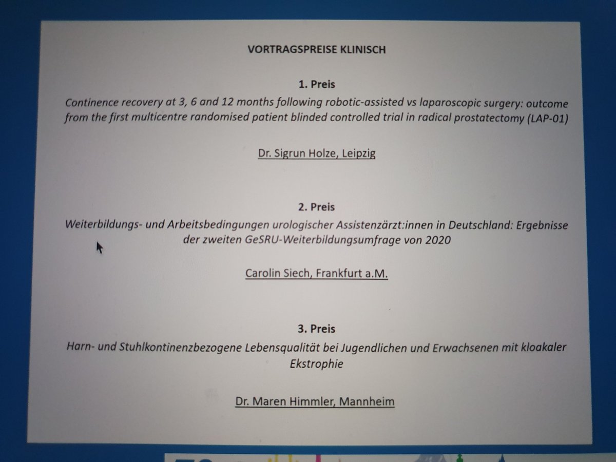 Wow, ich bin überwältigt! Ohne die Unterstützung vom <a href="/GeSRU_de/">GeSRU</a> Aktiventeam und insbesondere <a href="/DrHannahArnold/">Hannah Arnold</a> wäre die Neuauflage der #Weiterbildungsumfrage nicht möglich gewesen. Glückwünsche an dieser Stelle auch an die Kolleginnen nach #Leipzig und #Mannheim! #DGU21 #GeSRU