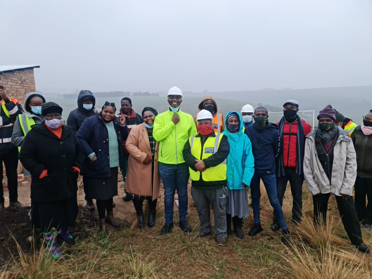 The School Infrastructure is an ongoing project. Every week, <a href="/HubertMweli/">Hubert Mathanzima Mweli</a> visits different projects to ensure that the project is successfully complete. This week, he visited the Eastern Cape.

#schoolinfrastructure <a href="/ElijahMhlanga/">Elijah Mhlanga</a>