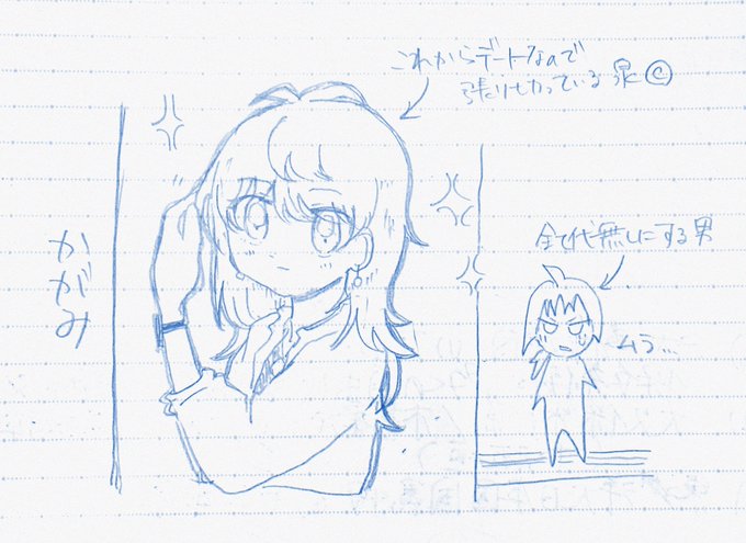 レい(♀)
結局デートに行く時間が遅れる 
